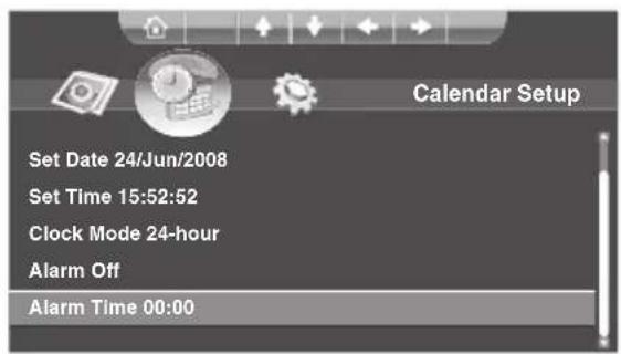 Hanns.G SD80ZGMN - Setting the Alarm - 2
