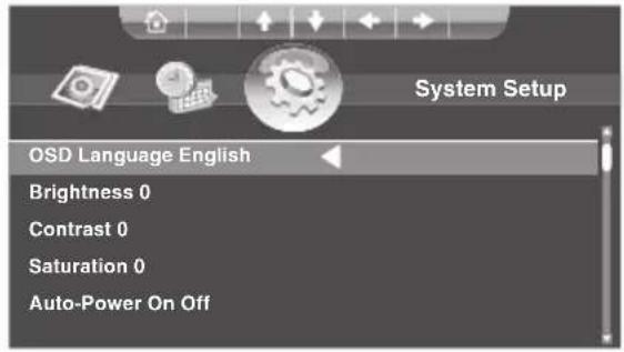 Hanns.G SD80ZGMN - Setting the Language - 1