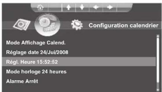 Hanns.G SD80ZGMN - Réglage heure : - 1