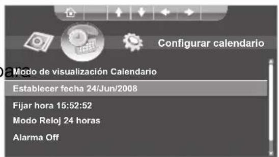 Hanns.G SD80ZGMN - Establecer la fecha y hora - 1