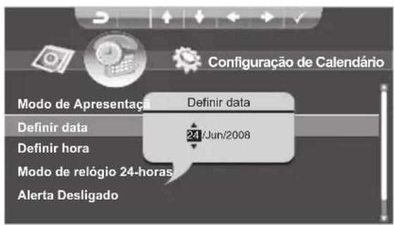 Hanns.G SD80ZBMW - Definir data: - 2