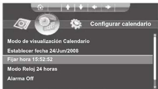 Hanns.G SD80ZBMW - Fijar hora: - 1