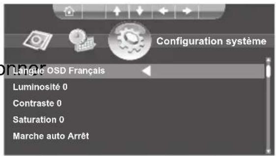 Hanns.G SD80ZBMW - Réglage Langue - 1