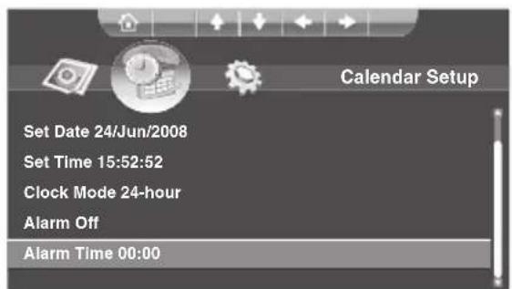 Hanns.G SD80ZBMW - Setting the Alarm - 2