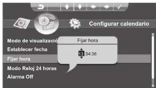 Hanns.G SD80ZBMW - Fijar hora: - 2