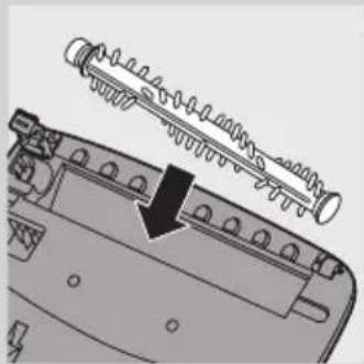 PHILIPS SHE9503 - Die Bürstenrolle herausnehmen - 3