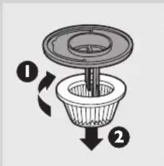 PHILIPS SHE9503 - ic ve di s filtrelerin degistirilmesi - 3