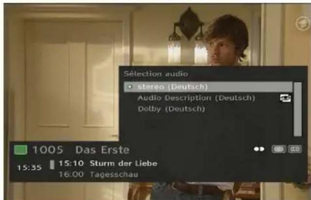 PHILIPS DSR5020 - Sélection Audio / sous-titres - 1