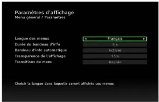 PHILIPS DSR5020 - Paramètres d'affichage - 1