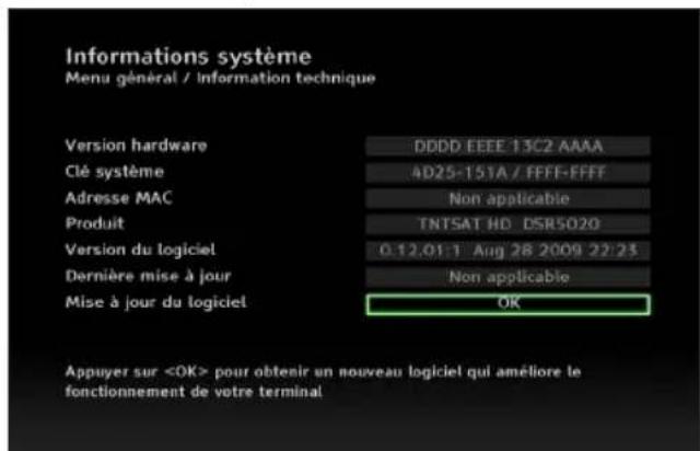 PHILIPS DSR5020 - Informations système - 1