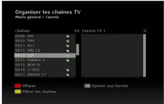 PHILIPS DSR5020 - Créer une liste de favoris - 1