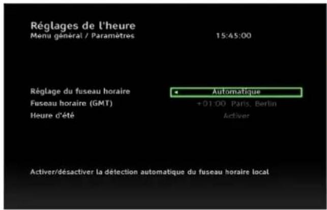 PHILIPS DSR5020 - Réglages de l'heure - 1