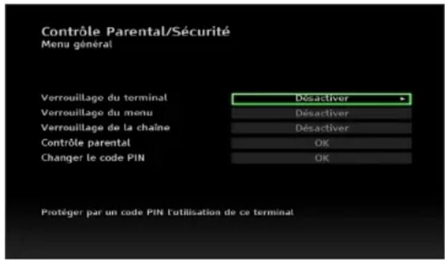 PHILIPS DSR5020 - Contrôle Parental/Sécurité - 1