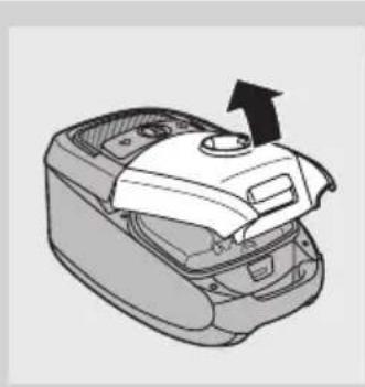 PHILIPS Studio FC9081 - Replacing the disposable dustbag - 2