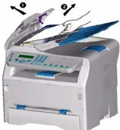 OLIVETTI OFX 9700 - RETIRER DOCUMENT CONFIRMER - 1