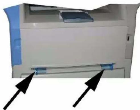 OLIVETTI OFX 9700 - Insertion de papier dans l'introducteur manuel - 3