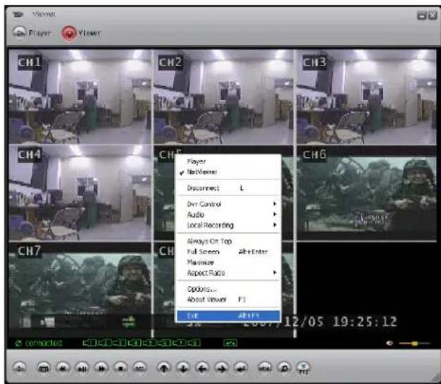 Lorex L208D251 - Cierre del Viewer - 1