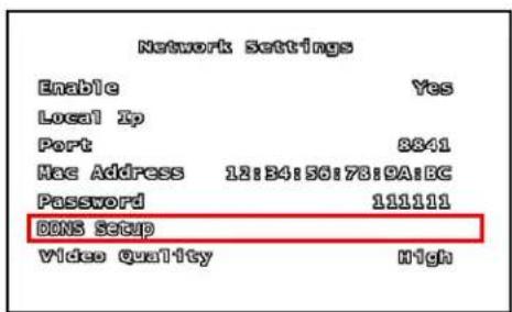 Lorex L208D251 - DDNS Setup on the DVR (Step #5) - 2