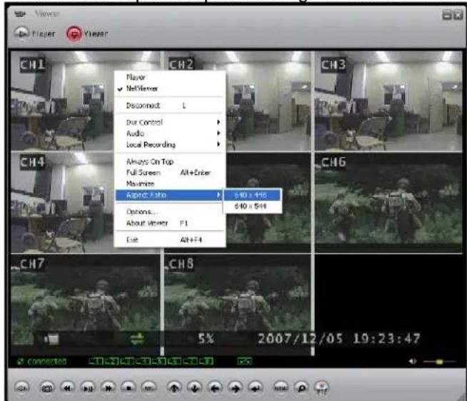 Lorex L208D251 - Tasa de aspecto. - 1