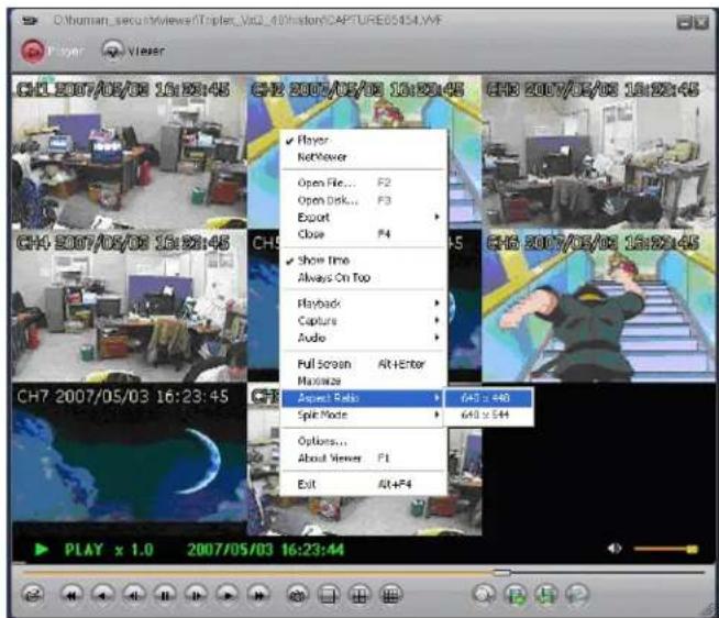 Lorex L208D251 - Tasa de aspecto - 1