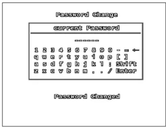 Lorex L208D251 - SUBMENU CAMBIO DE CONTRASEÑA - 1