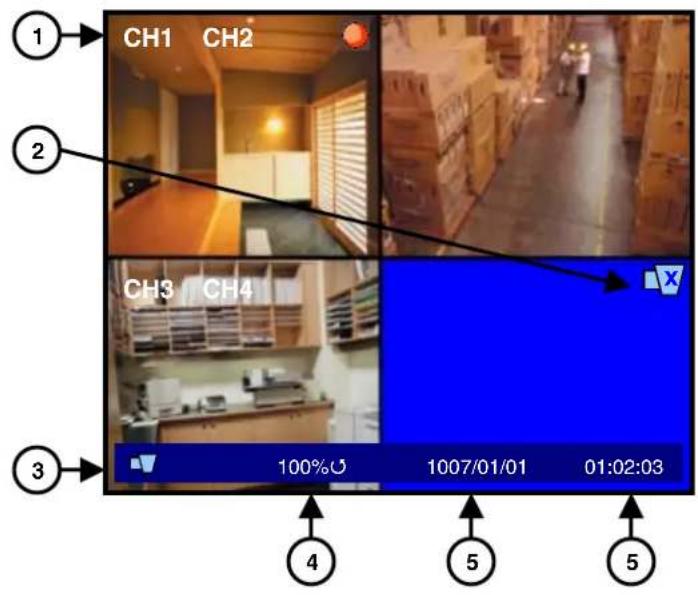 Lorex L208D251 - 4.DRIVE FULL INDICATOR - - 1