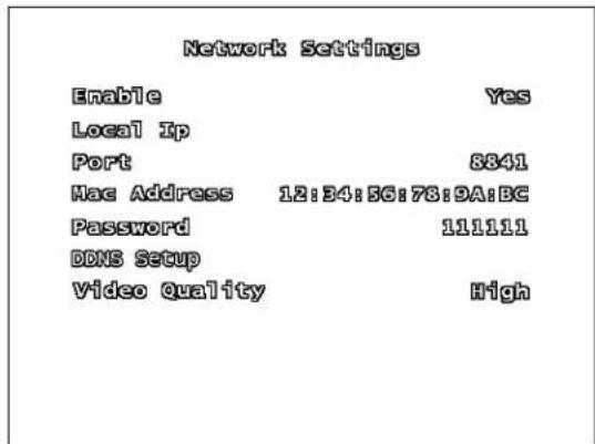 Lorex L208D251 - NETWORK SUBMENU (CONT.) - 1