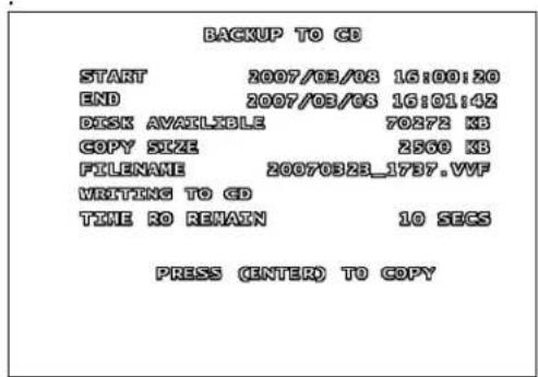 Lorex L208D251 - RESPALDO VIA CD-R/W (OPCION)* - 1