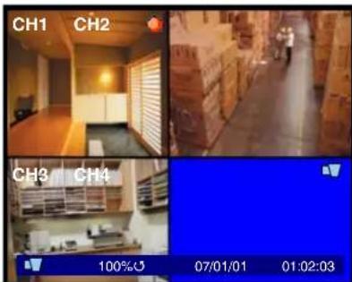 Lorex L208D251 - Camera Display Modes - 2