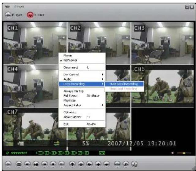 Lorex L208D251 - Grabación local - 1