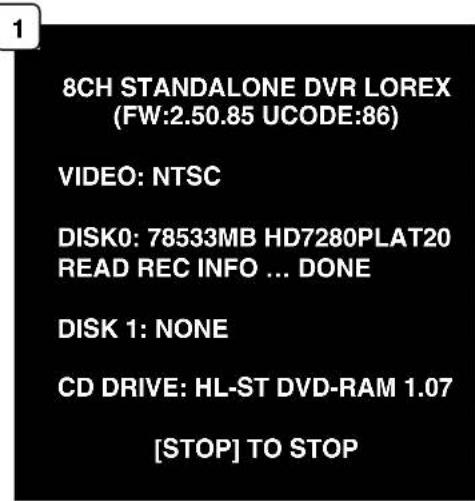 Lorex L208D251 - Initial Loading Sequence - 1