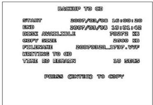 Lorex L208D251 - BACK-UP VIA CD-R/W* (OPTIONAL) - 1
