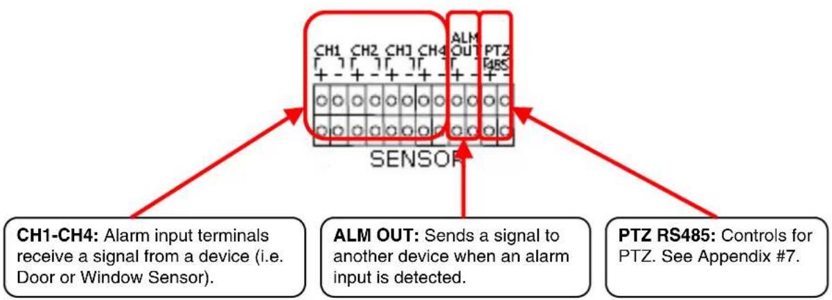 Lorex L208D251 - Installing a Sensor - 2