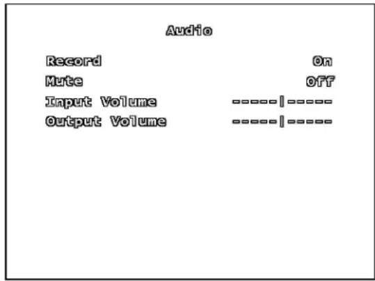 Lorex L208D251 - AUDIO SETUP - 1