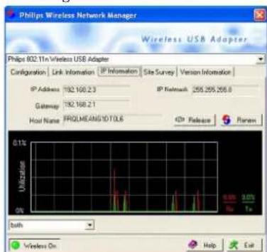 PHILIPS CCU7740N - Onglet Information IP - 1