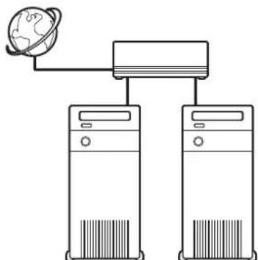 PHILIPS CCU7740N - COMMENT INTER-CONNECTER DES RESEAUX CABLES - 1