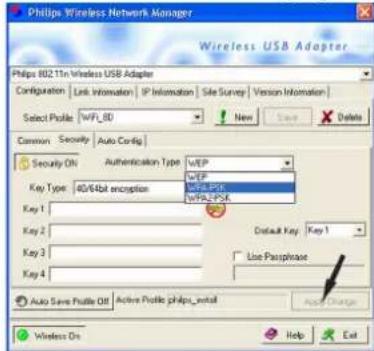 PHILIPS CCU7740N - Saisissez votre clé d'encryptage et Sélectionnéz Appliquer - 1