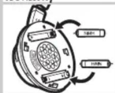 PHILIPS SBCHC8540 - Bateriju idėjimas ir pakeitimas - 2