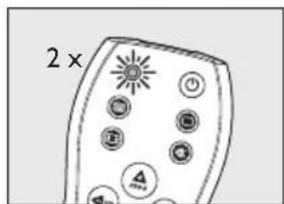 PHILIPS Active Crystals SWS4400 - Reczneustawianie pilota - 3
