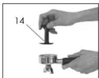 LA PAVONI Europiccola Lusso EL - - EROGAZIONE DEL CAFFE' - 5