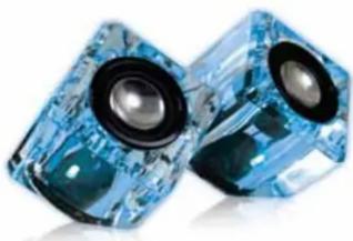 DREAMGEAR Ice Crystal Clear - COMMENT BRANCHER VOS ENCEIENTES ICE SPEAKERS ET LES UTILISER AVEC UN ORINATEUR/PORTABLE: - 3