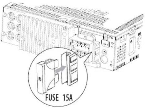 PHILIPS CarStudio CEM5100 - Remplacement du fusible - 1