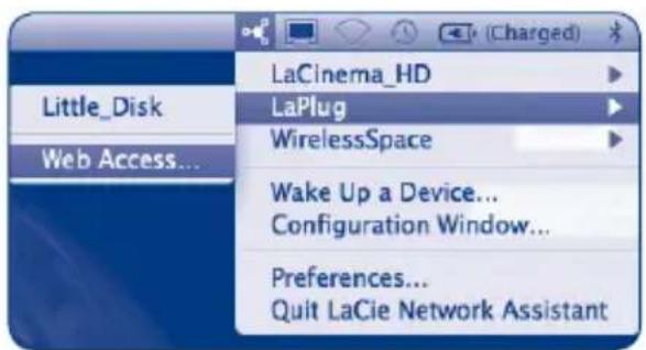 LACIE LaPlug - Accessing LaCie Dashboard - 2