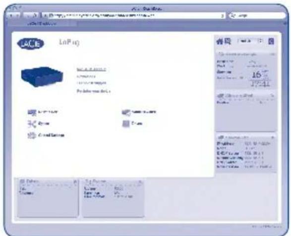 LACIE LaPlug - Accessing LaCie Dashboard - 1