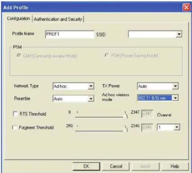 KONIG CMPWNUSB12 - Bearbeiten Sie die "Configuration"-Registerkarte - 1