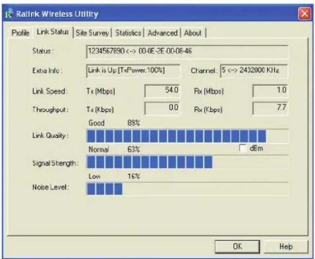 KONIG CMPWNUSB12 - Link Status (Stato collegamenti) - 1
