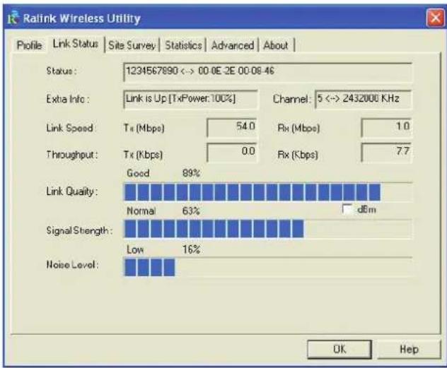 KONIG CMPWNUSB12 - Etat de la liaison - 1