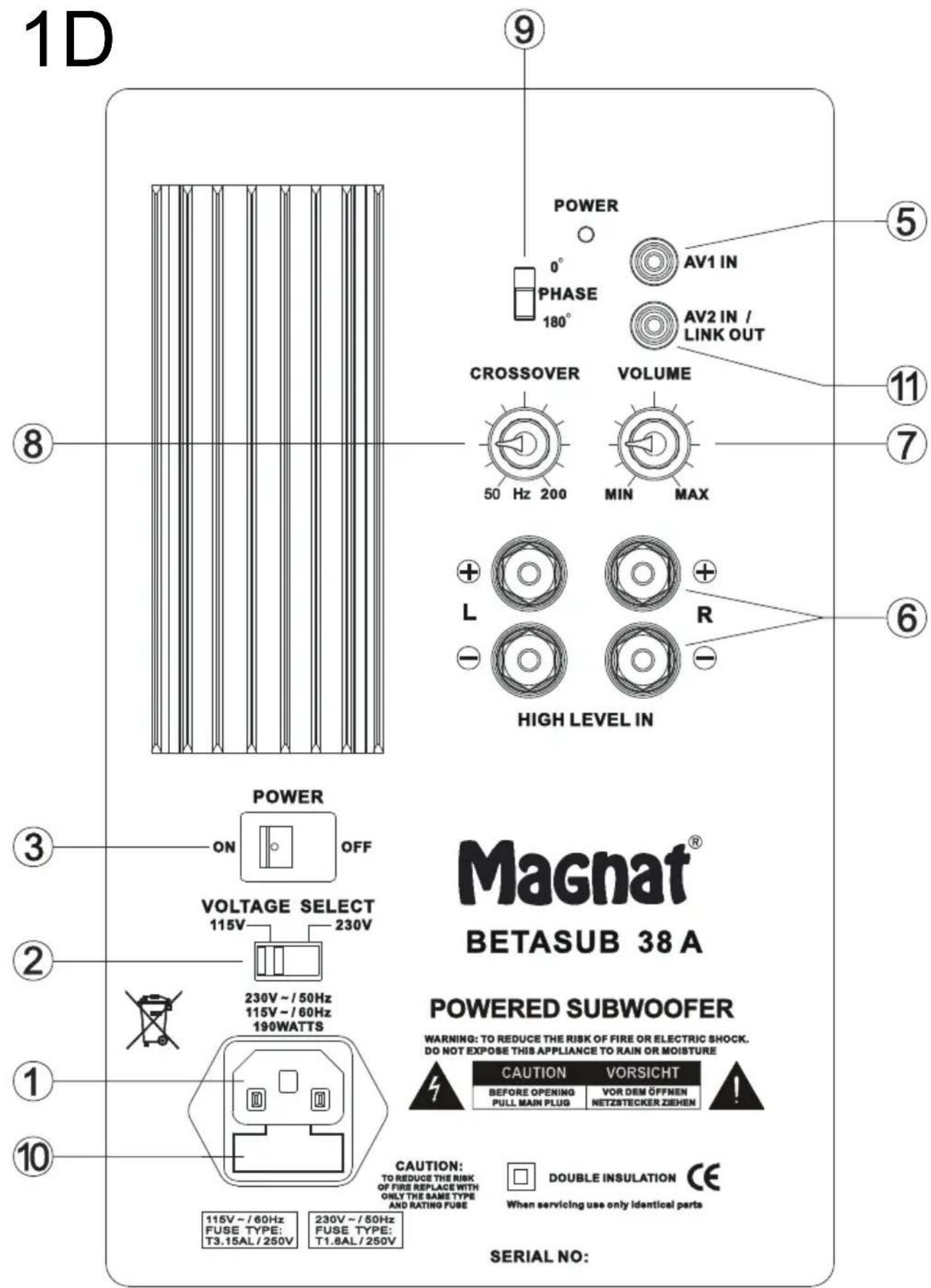 MAGNAT Betasub 25 A - 尊敬的客户， - 4