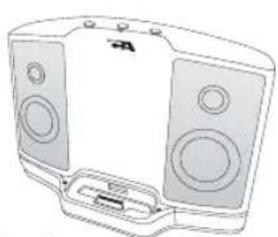 Cyber Acoustics CA461 - Collegamento a iPod Shuffle o altra sorgente - 1