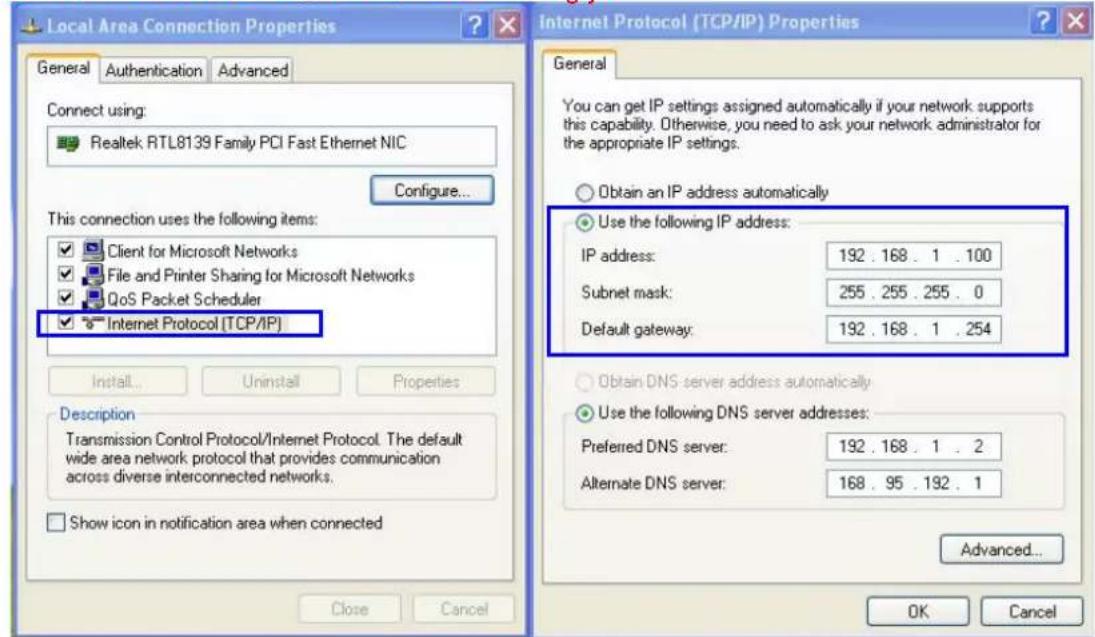 Lupus Electronics LE920 - Change PC IP address: - 1